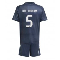 Maglia Calcio Real Madrid Jude Bellingham #5 Seconda Divisa Bambino 2025-26 Manica Corta (+ pantaloncini)